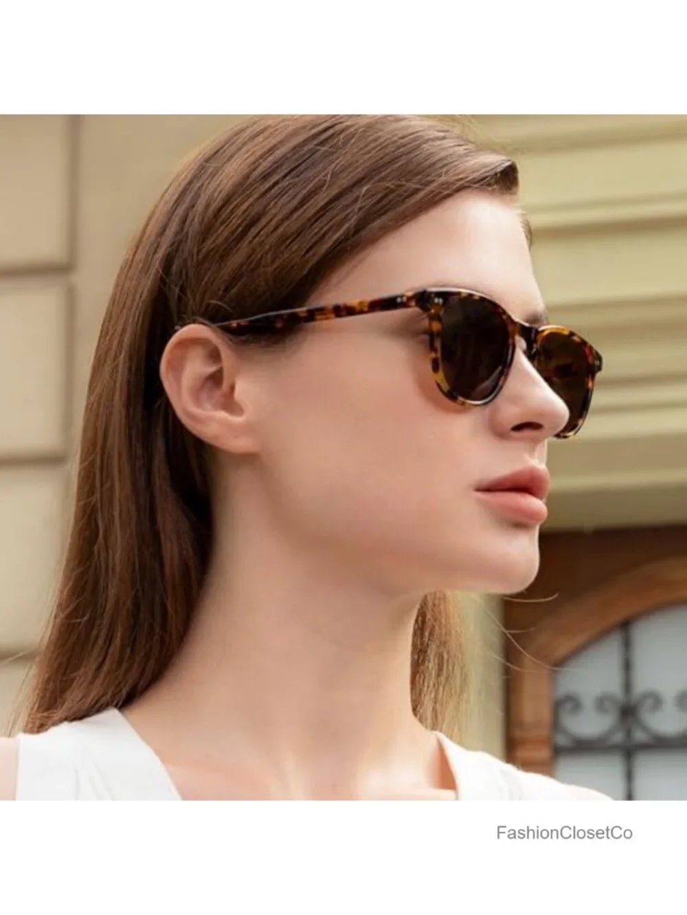 Retro Square Polarized Sunglasses for Women Handcrafted Acetate Frame UV